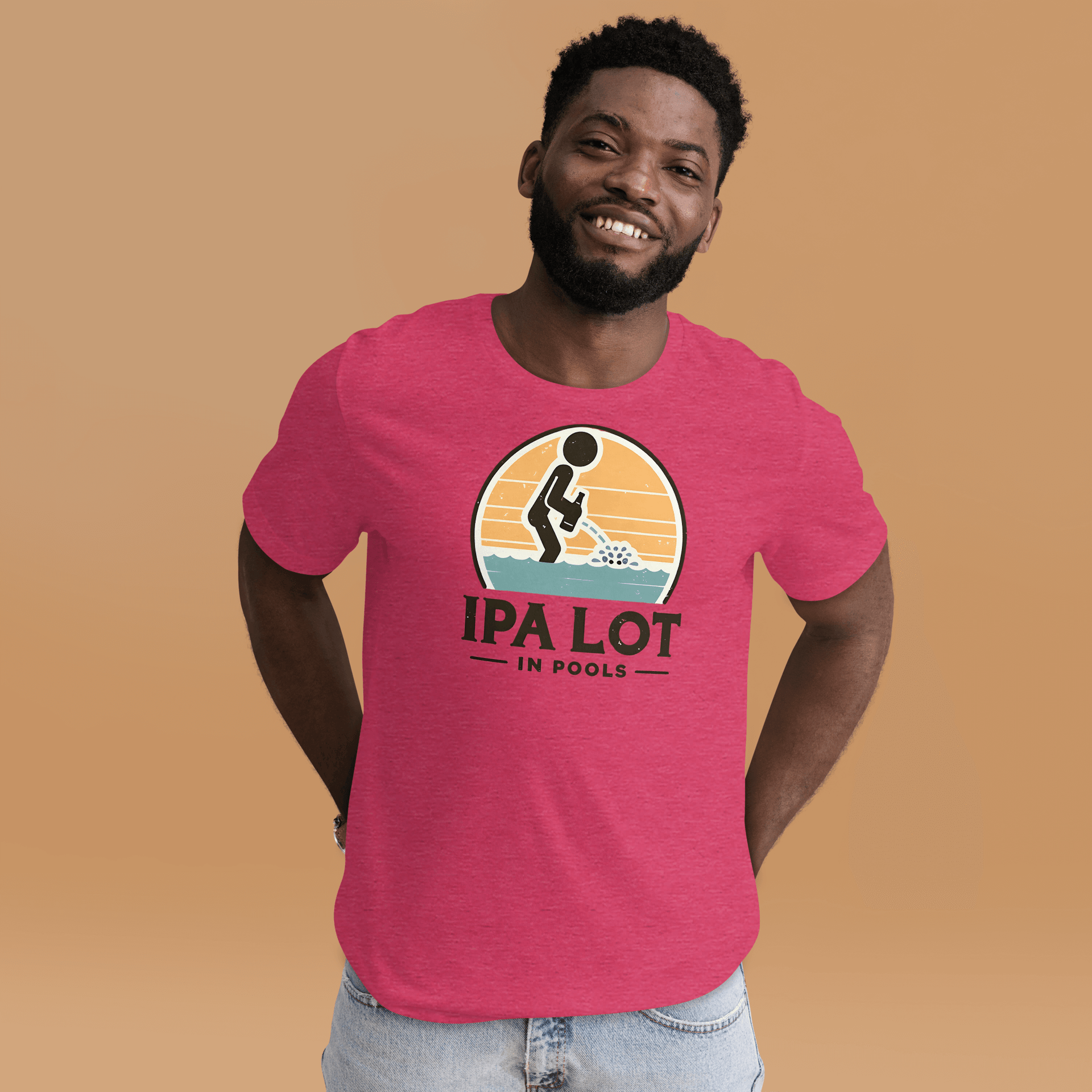 IPA Lot in Pools T-Shirt: The Ultimate Beer Lover's Tee Dive into style & comfort with our IPA Lot in Pools t-shirt! Perfect for beer fans & pool parties, this soft, stretchy tee is a must-have.