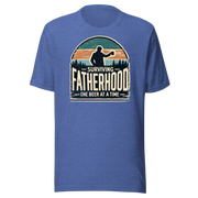 Embrace fatherhood with our soft, lightweight tee. Perfect fit, pre-shrunk fabric, and flattering for all. Ideal for every dad!