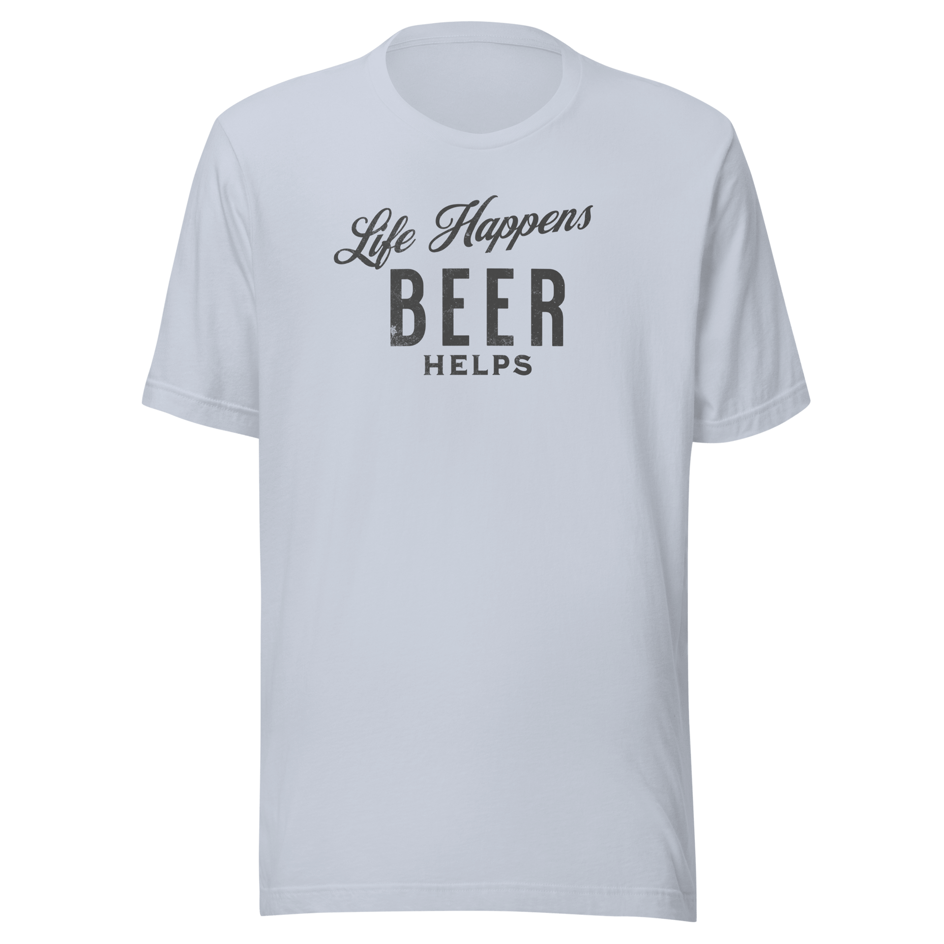 Life Happens Beer Helps Tee - Perfect Everyday Comfort BEER,DRINKING,MENS,New,TSHIRT,UNISEX,WOMENS Dayzzed Apparel