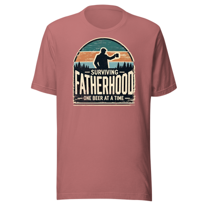 Surviving Fatherhood One Beer at a Time Tee