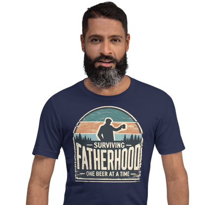 Surviving Fatherhood One Beer at a Time Tee