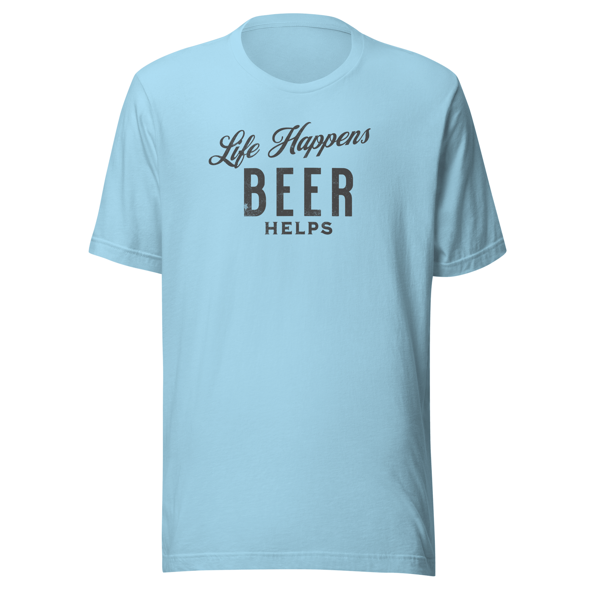 Life Happens Beer Helps Tee - Perfect Everyday Comfort BEER,DRINKING,MENS,New,TSHIRT,UNISEX,WOMENS Dayzzed Apparel