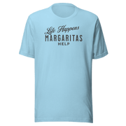 Life Happens Margarita Helps Tee - Perfect Everyday Comfort DRINKING,MARGARITAS,MENS,New,TSHIRT,UNISEX,WOMENS Dayzzed Apparel