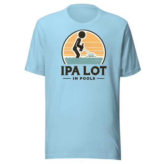 IPA Lot in Pools T-Shirt: The Ultimate Beer Lover's Tee Dive into style & comfort with our IPA Lot in Pools t-shirt! Perfect for beer fans & pool parties, this soft, stretchy tee is a must-have.