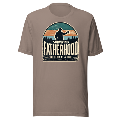 Surviving Fatherhood One Beer at a Time Tee