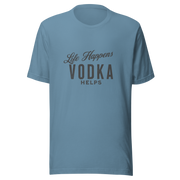 Life Happens Vodka Helps Tee - Funny & Comfy Drinking Shirt MENS,New,TSHIRT,UNISEX,WOMENS Dayzzed Apparel