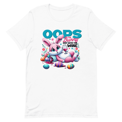 Oops the Bunny Got Into the Wine Tee
