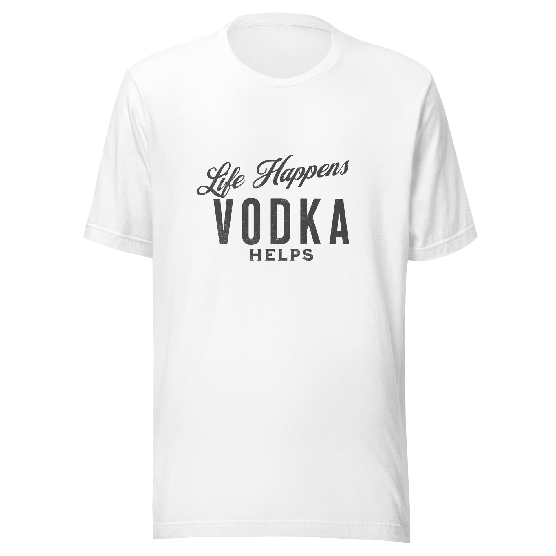 Life Happens Vodka Helps Tee - Funny & Comfy Drinking Shirt MENS,New,TSHIRT,UNISEX,WOMENS Dayzzed Apparel