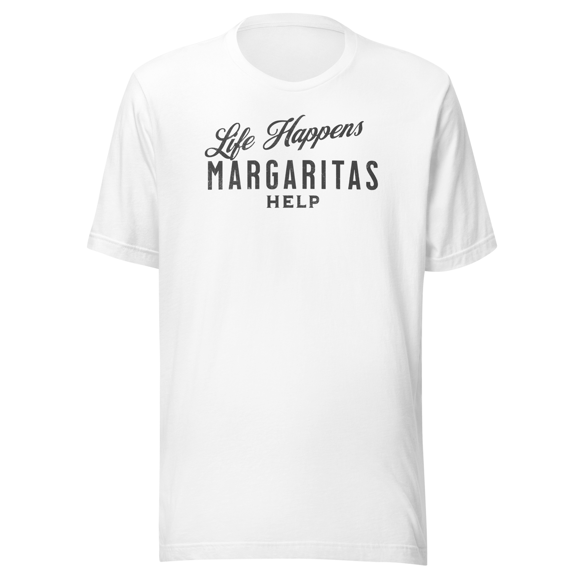 Life Happens Margarita Helps Tee - Perfect Everyday Comfort DRINKING,MARGARITAS,MENS,New,TSHIRT,UNISEX,WOMENS Dayzzed Apparel