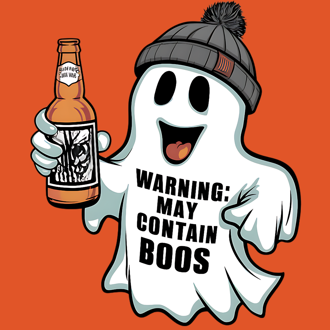 Warning May Contain Boos Funny Halloween Tee