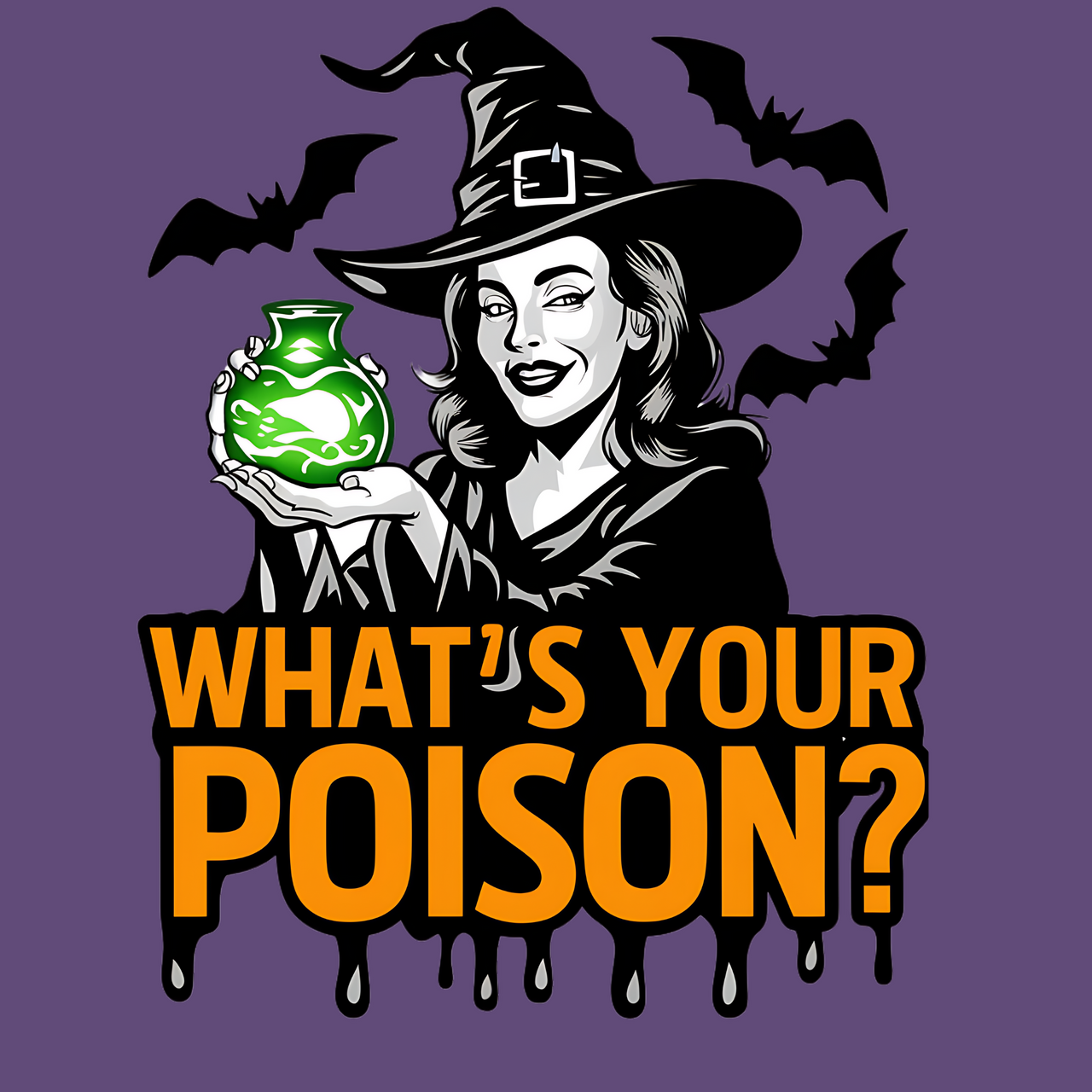 Whats Your Poison Funny Halloween Tee