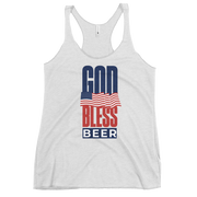 God Bless Beer Women's Racerback Tank