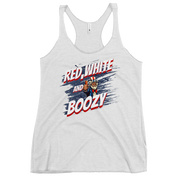 Red White And Boozy Women's Racerback Tank