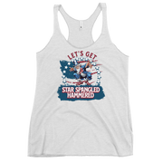 Let's Get Star Spangled Hammered Women's Racerback Tank