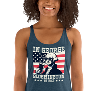 Celebrate with style in our In George Sloshington We Trust Tank for 4th of July. Perfect blend of patriotism & fun, lightweight for summer. Shop now!