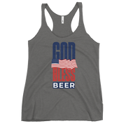 God Bless Beer Women's Racerback Tank