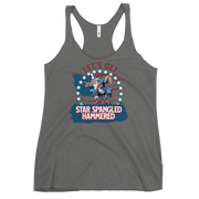 Let's Get Star Spangled Hammered Women's Racerback Tank