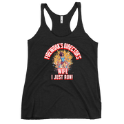 Fireworks Director's Wife I Just Run Women's Racerback Tank