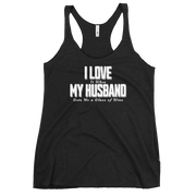 I Love It When My Husband Brings Me A Glass Of Wine Womens Racerback Tank