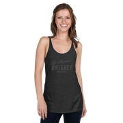 "Life Happens Whiskey Helps" - Funny Women's Tank Top DRINKING,New,RACERBACK TANK,WHISKEY,WOMENS Dayzzed Apparel