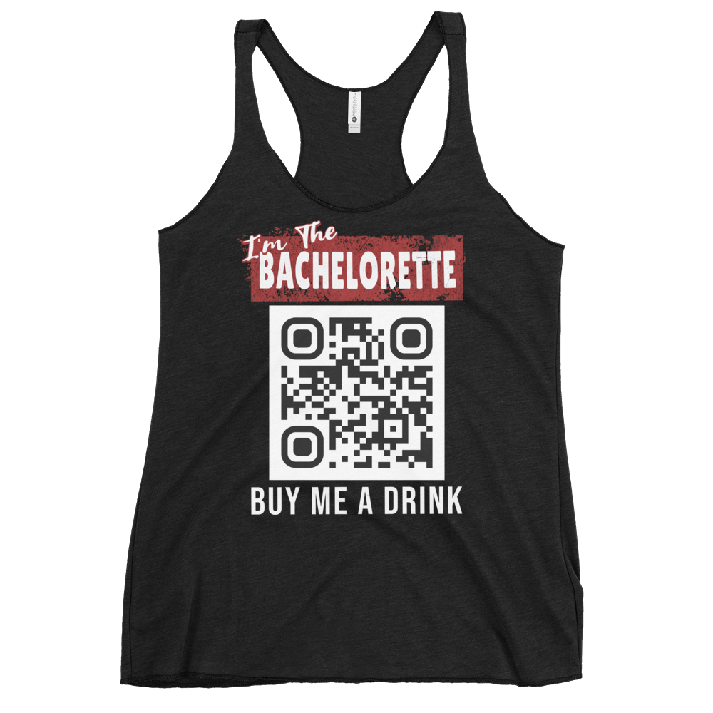 I'm The Bachelorette Buy Me A Beer Women's Racerback Tank Top - Personalizable