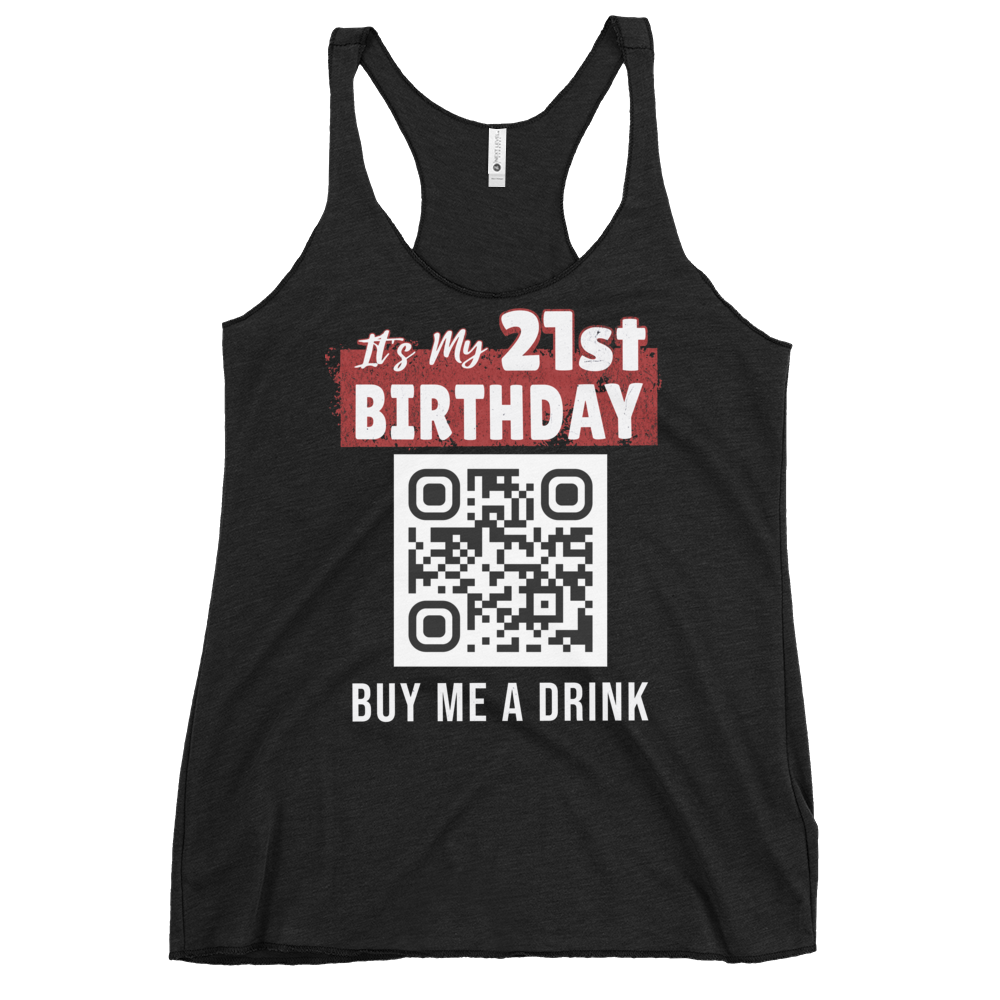 It's My 21st Birthday Women's Racerback Tank Top - Personalizable