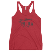 Life Happens Tequila Helps Tank | Women's Racerback DRINKING,New,RACERBACK TANK,TEQUILA,WOMENS Dayzzed Apparel