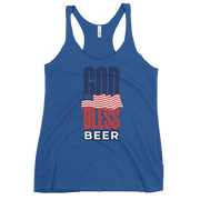 God Bless Beer Women's Racerback Tank