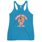 Fireworks Director's Wife I Just Run Women's Racerback Tank