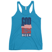 God Bless Beer Women's Racerback Tank