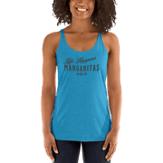 Life Happens Margaritas Help Racerback Tank for Women DRINKING,MARGARITAS,New,RACERBACK TANK,WOMENS Dayzzed Apparel