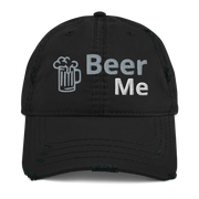 Beer Me Distressed Dad Hat