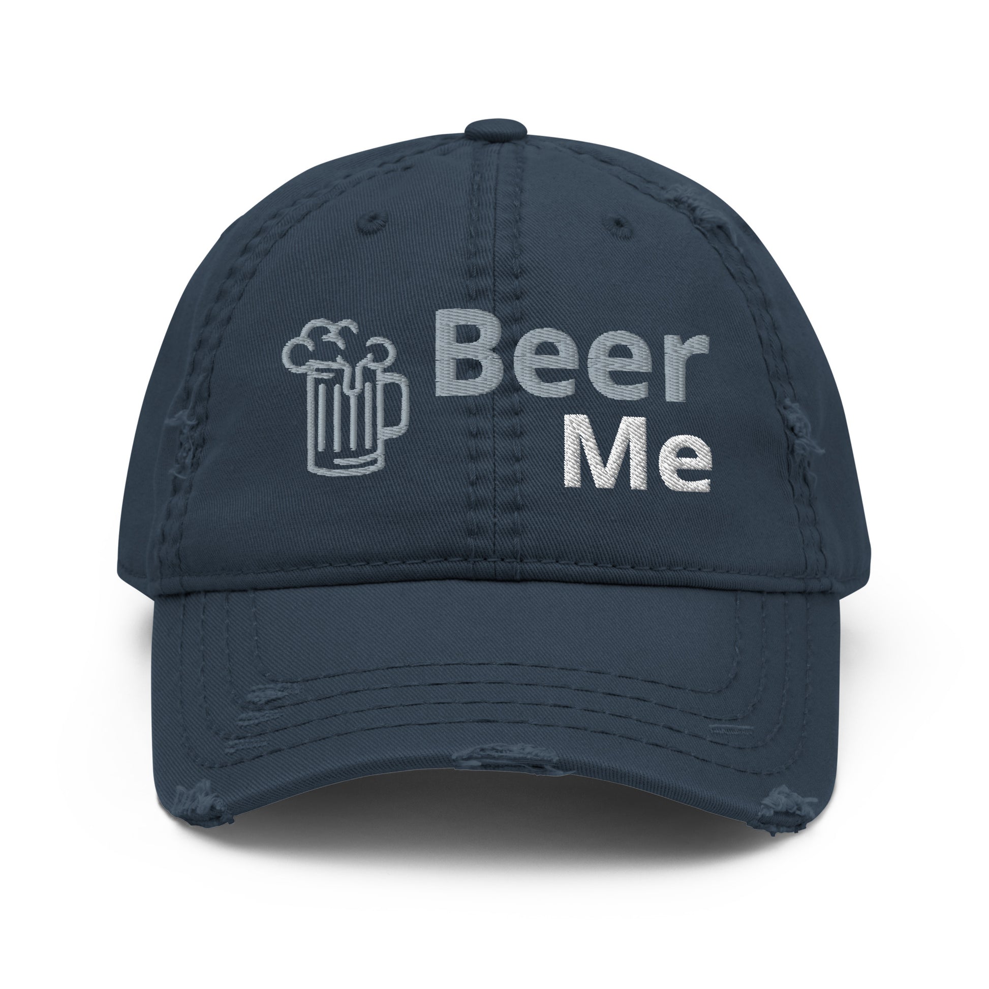 Beer Me Distressed Dad Hat